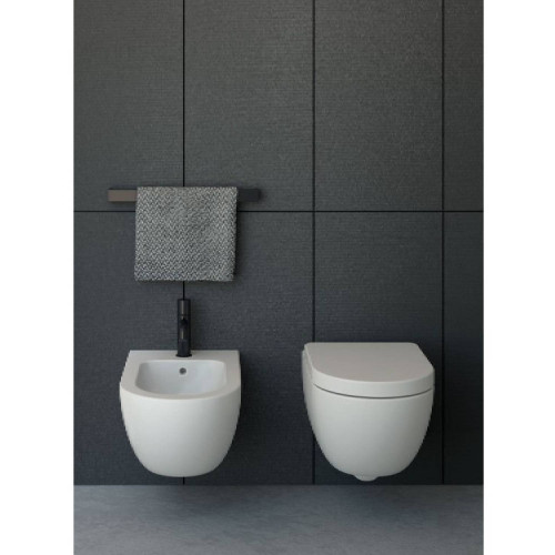 Bidet sospeso monoforo Enjoy 35x48 cm bianco lucido - Ceramica Cielo