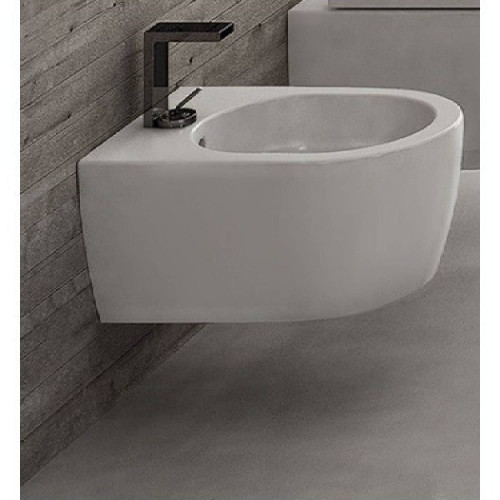 Bidet sospeso monoforo Smile 34x48x26h cm bianco lucido - Ceramica Cie