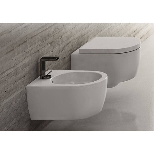 Bidet sospeso monoforo Smile 34x48x26h cm bianco lucido - Ceramica Cie