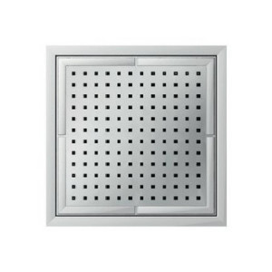 Soffione doccia a soffitto 22x22 cm cromo lucido - Nobili | Meglioalge