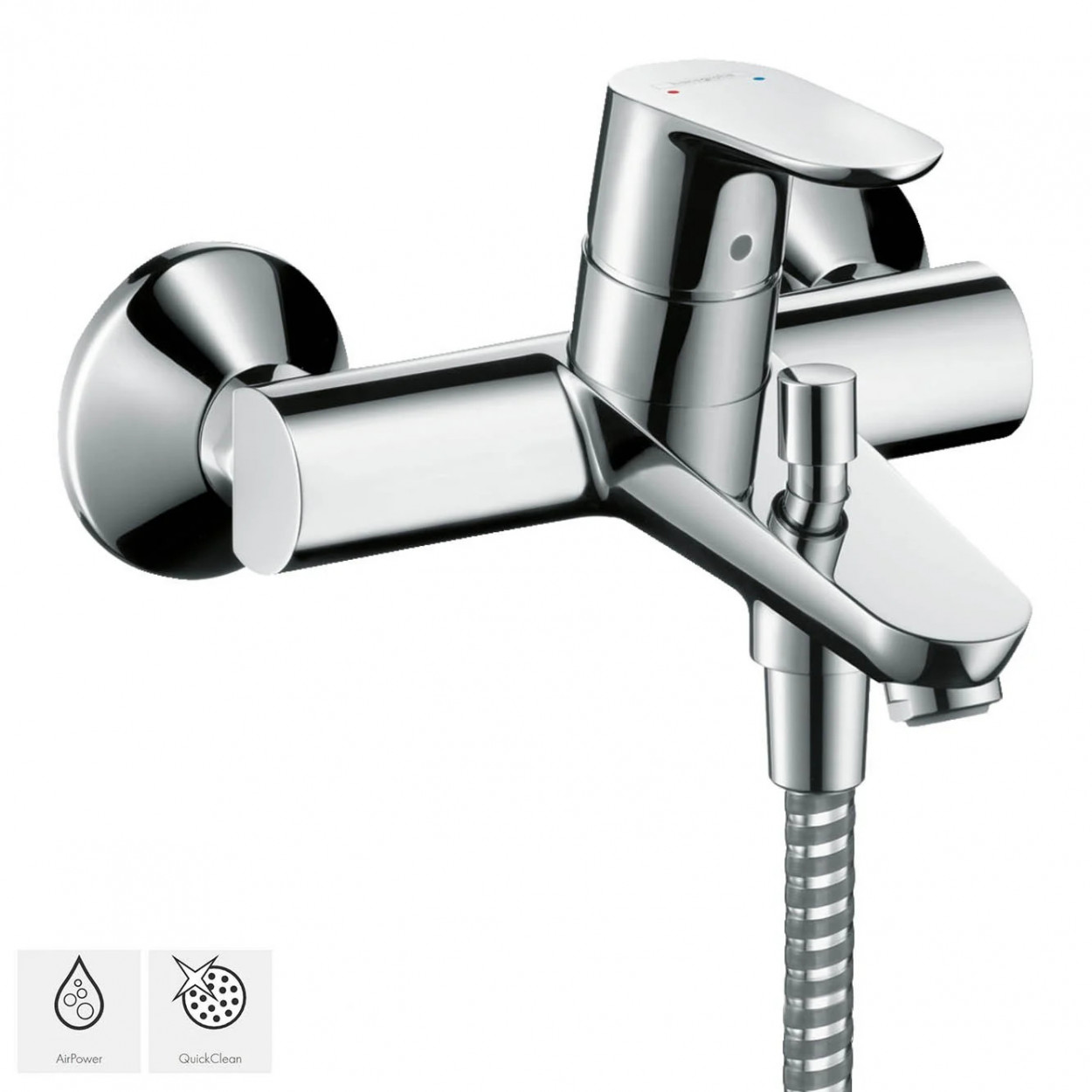 Miscelatore monocomando vasca esterno Focus cromo – Hansgrohe