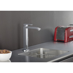 Miscelatore lavello con corpo orientabile Level cromo – Paffoni 2