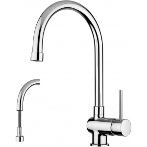 Miscelatore cucina con doccetta Stick cromo - Paffoni