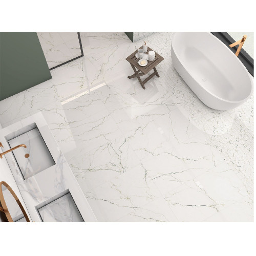 Segesta 60x120 cm verde lucido rettificato - Tagina
