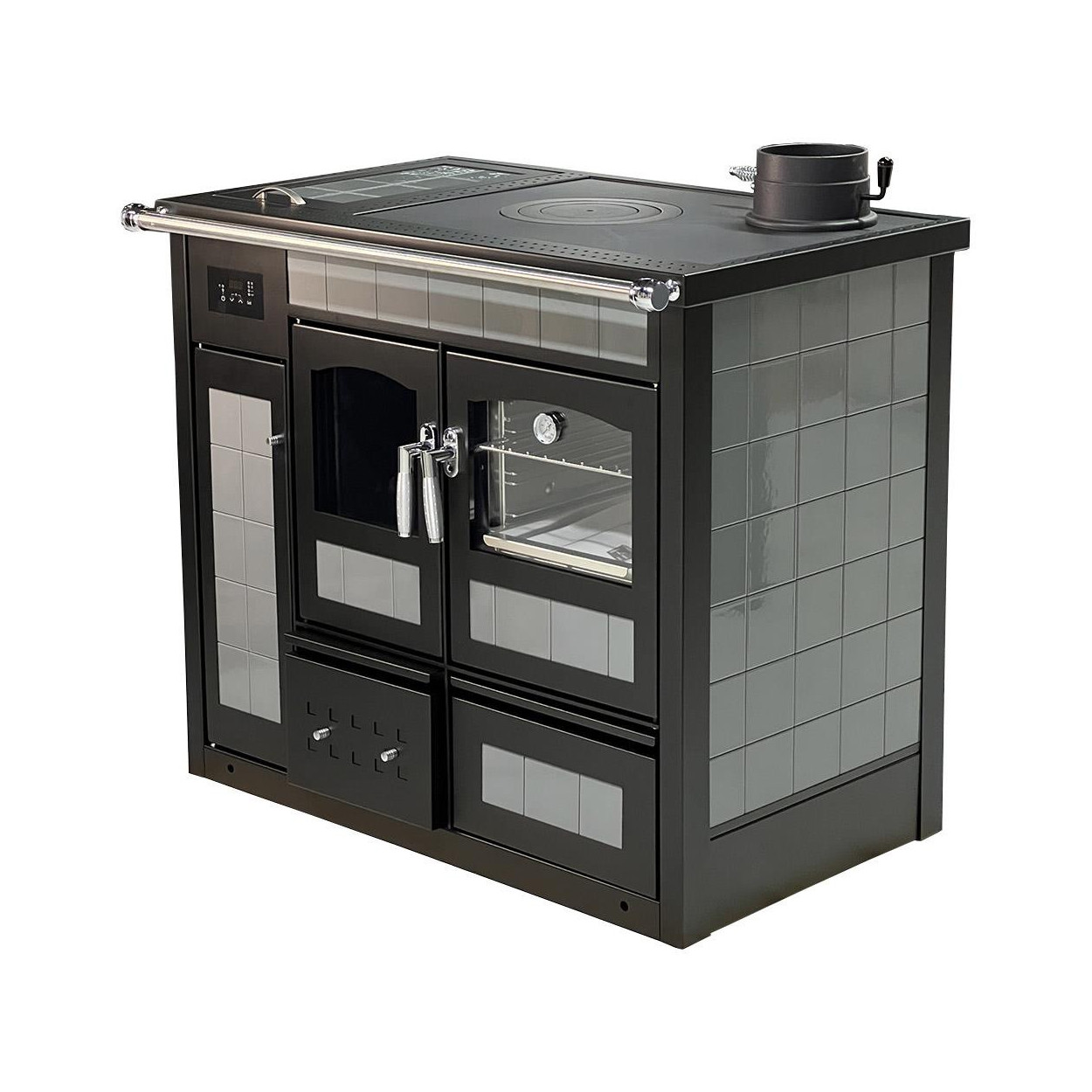 Termocucina a legna Storica grey stone – Ditta Klover