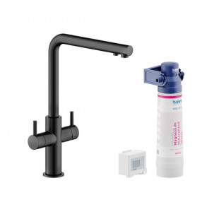 Miscelatore cucina bicomando Sorgente Filtra nero opaco - Nobili | Meg