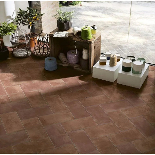 Cotti d'Italia terracotta 15x30 cm strutturato - Marazzi | Meglioalge