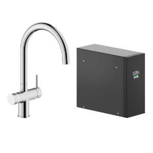 Miscelatore lavello con frigo gasatore Sorgente Frizza - Nobili