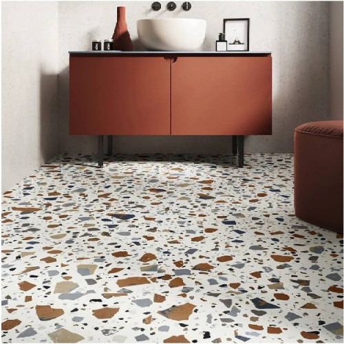 Deconcrete De-Maxi 120x120 cm deco white rettificato - Ceramica Sant'A
