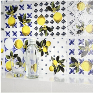 Vita Giardino 20x20 cm bianco mix lucido - Ceramica Sant'Agostino 2