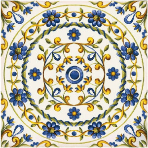 Vita Fiore 20x20 cm mix lucido - Ceramica Sant'Agostino