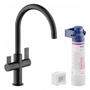 Miscelatore bicomando cucina Sorgente Filtra nero opaco - Nobili