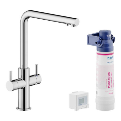 Miscelatore lavello cucina con filtro Sorgente Filtra cromo - Nobili