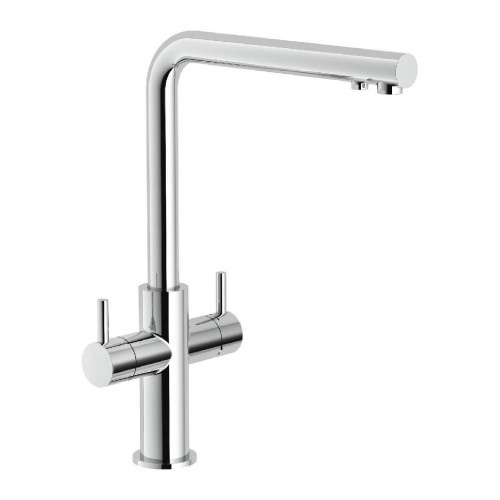 Miscelatore lavello cucina con filtro Sorgente Filtra cromo - Nobili