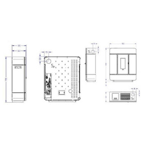 Termostufa a pellet Diva Gloss avorio – Ditta Klover 2