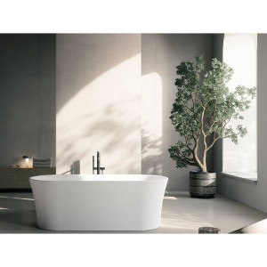 Vasca freestanding 170x80 cm Panay bianco lucido - Glass 1989 2