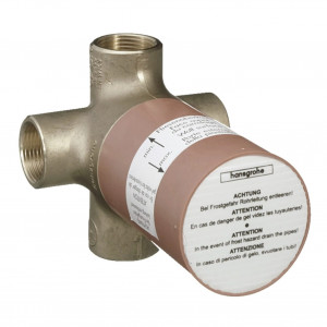 Corpo Incasso Deviante 4 Vie Hansgrohe per Installazioni Ad Incasso