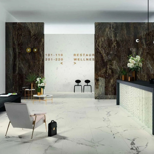 Allmarble Statuario Lux 60x120 cm - Marazzi | Eleganza in Gres