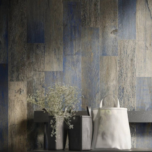 Yorkwood Navy 20x120 cm - Ceramica Sant'Agostino