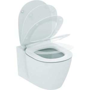 Vaso WC sospeso Connect bianco lucido - Fissaggio a scomparsa 2