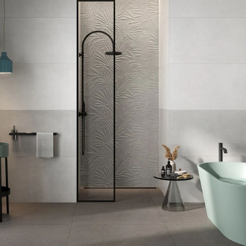 Ludo Grigio Felce 3D 60x120 cm - Ceramica Rondine | Meglioalge