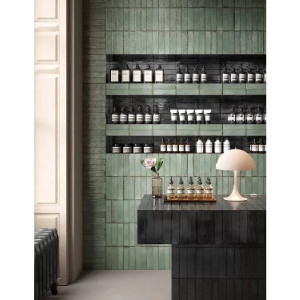 Tetris Sage 5x20 cm lucido - Ceramica Sant’Agostino 2