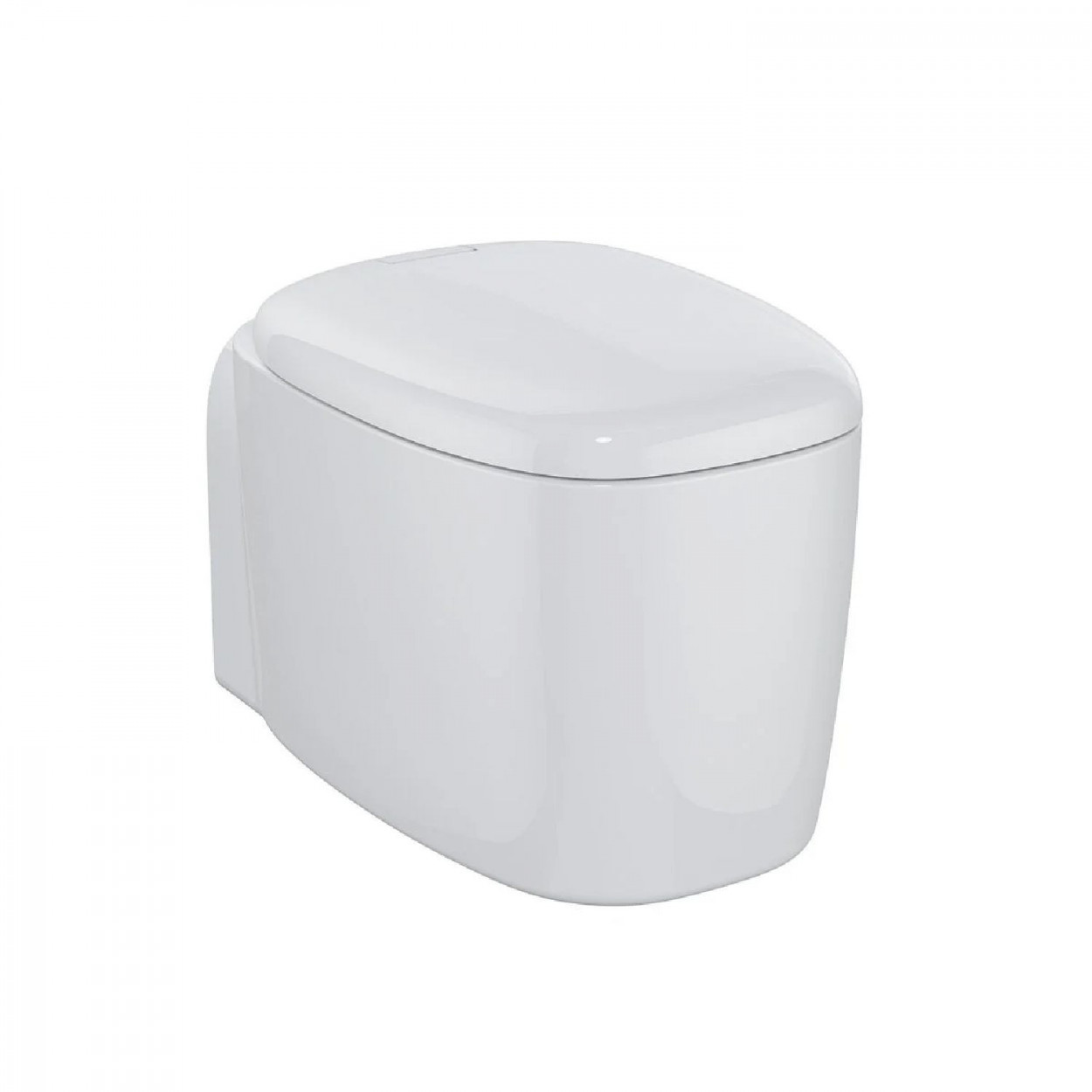 Vaso WC sospeso Plural Rim-Ex 55 cm bianco lucido Vitra