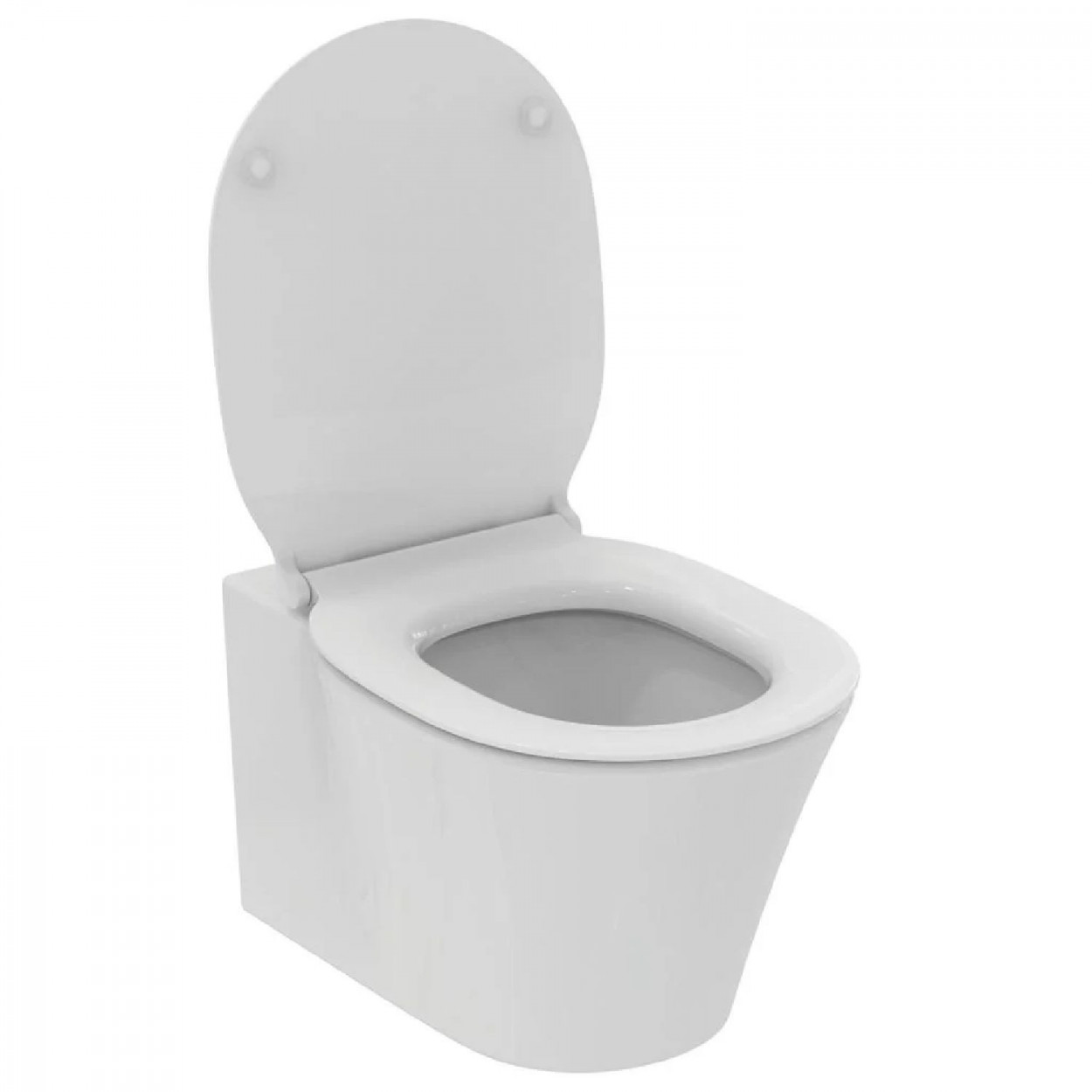 Vaso WC sospeso con sedile Connect Air AquaBlade® bianco lucido - Idea