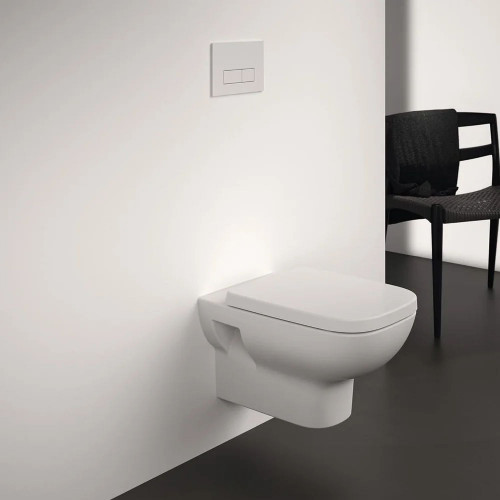 Vaso WC sospeso I.Life A RimLS+ bianco lucido | Scarico a parete