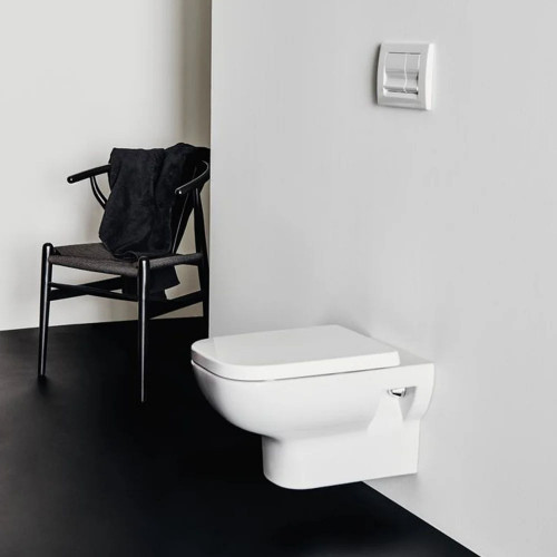 Vaso WC sospeso I.Life A RimLS+ bianco lucido | Scarico a parete