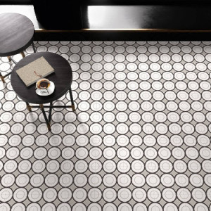 Patchwork B&W 05 20x20 cm - Ceramica Sant'Agostino 2