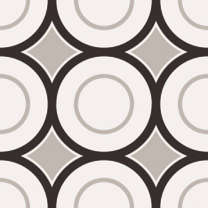 Patchwork B&W Mix 20x20 cm - Ceramica Sant'Agostino