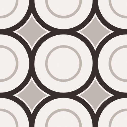 Patchwork B&W Mix 20x20 cm - Ceramica Sant'Agostino