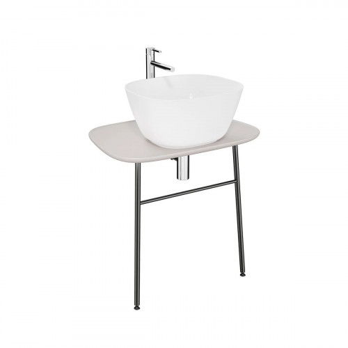 Mobile per lavabo sospeso basso 70 cm Plural beige opaco Vitra