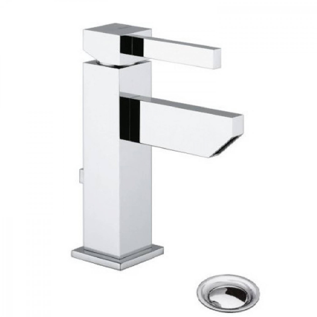 Miscelatore bidet monoforo con saltarello Zehn cromo - Bellosta