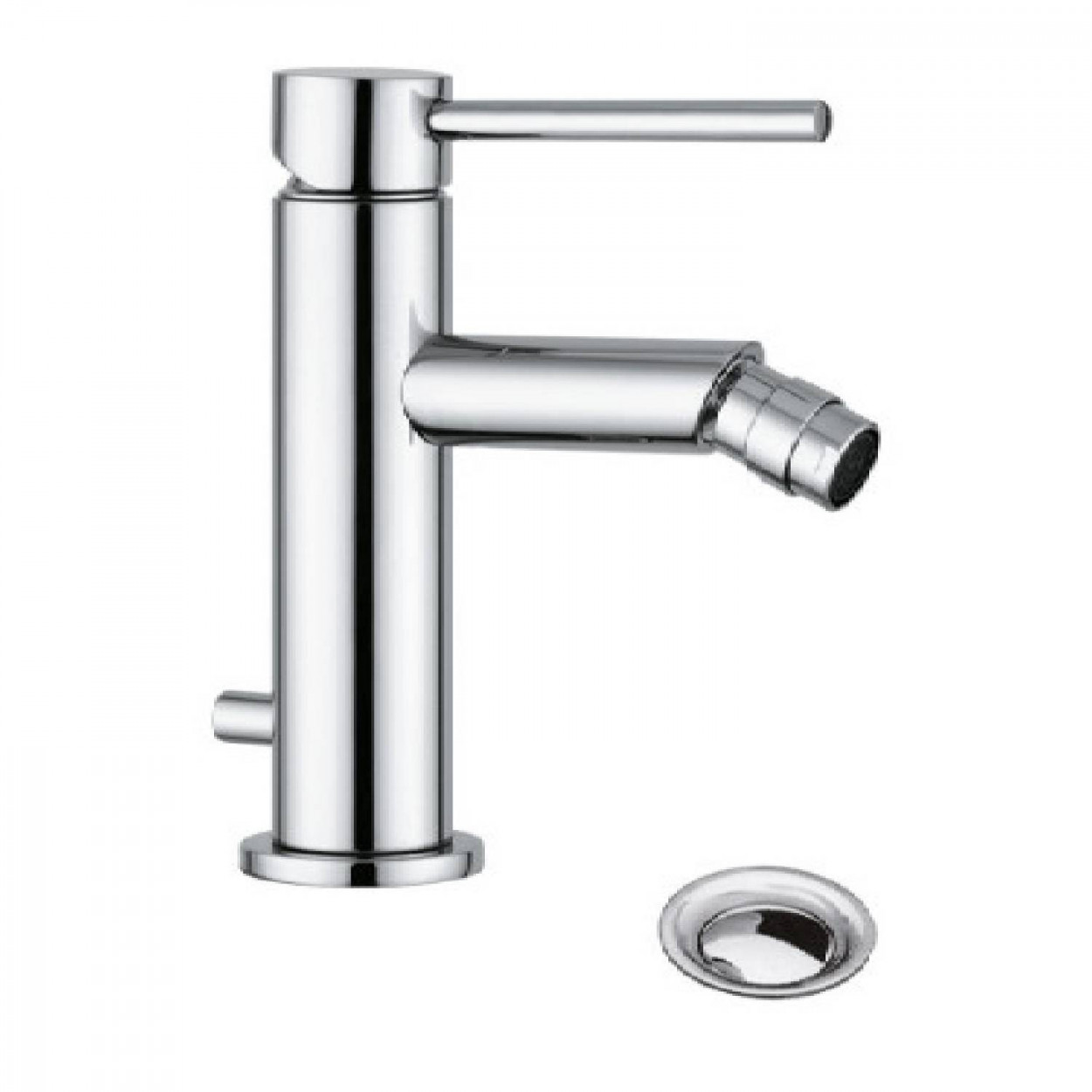 Miscelatore monoforo bidet con scarico Mini B cromo - Bellosta