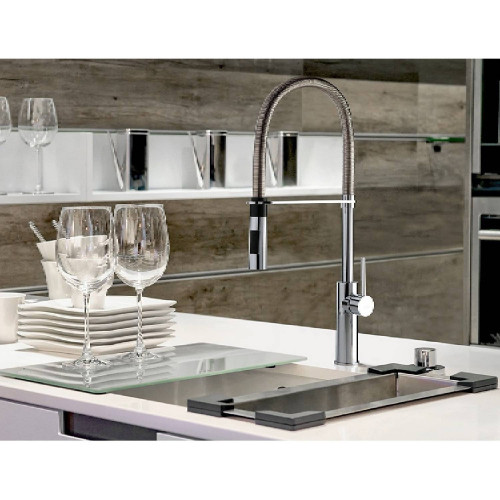 Miscelatore lavello con canna orientabile professional Light cromo - P