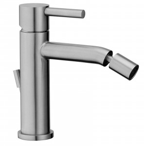 Miscelatore bidet con scarico automatico Steel acciaio inox - Paffoni