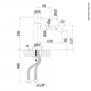 Miscelatore bidet senza scarico Steel acciaio inox - Paffoni 2