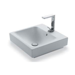 Lavabo Square Smile 48x48 cm bianco lucido - Ceramica Cielo 2