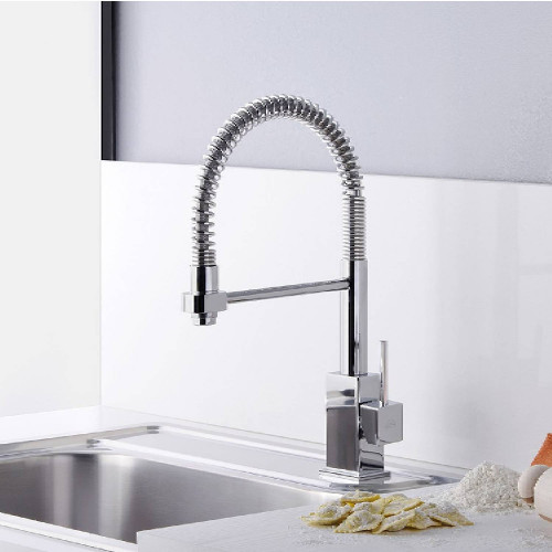 Miscelatore lavello professional con doccetta Level cromo - Paffoni