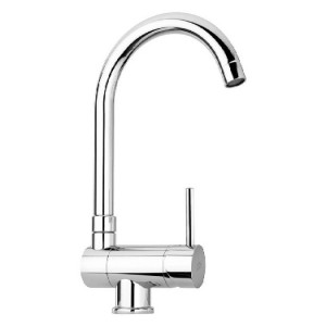 Miscelatore lavello con canna reclinabile Stick cromo - Paffoni