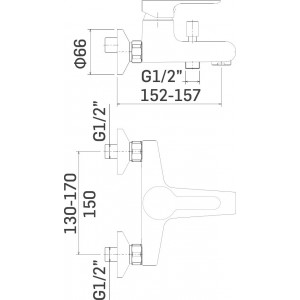 Miscelatore vasca con doccetta Acquachiara cromo - Mamoli | Meglioalge 2