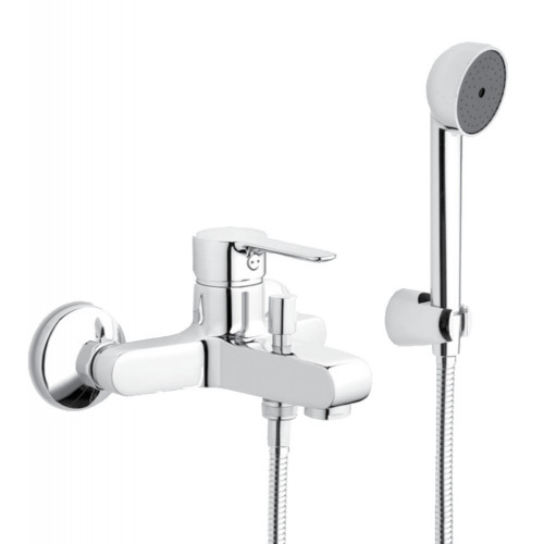 Miscelatore vasca con doccetta Acquachiara cromo - Mamoli | Meglioalge