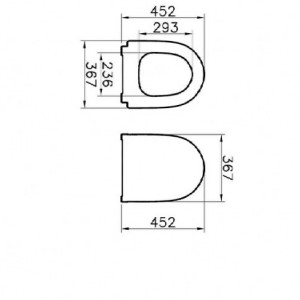 Sedile slim per vaso con chiusura rallentata Sento beige opaco - Vitra 2