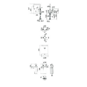 Miscelatore bicomando lavello Sorgente Bolle cromo lucido - Nobili 2