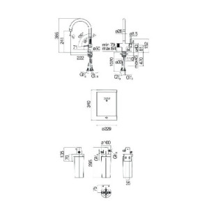 Miscelatore lavello Sorgente Bolle nero opaco - Acqua bollente 2