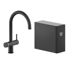 Miscelatore lavello frigo-gasatore Sorgente Frizza nero - Nobili