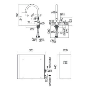 Miscelatore lavello All-in-One Frizza & Bolle inox - Nobili 2