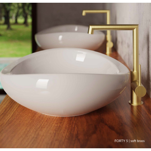 Miscelatore lavabo alto Forty 5 gold - Teorema